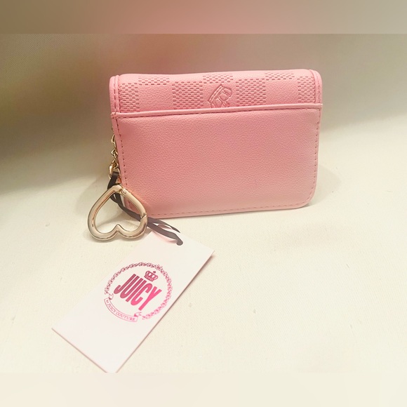 ✨ Juicy Couture Chic Debossed Wallet with Gold Heart Chain ✨ - Picture 4 of 6